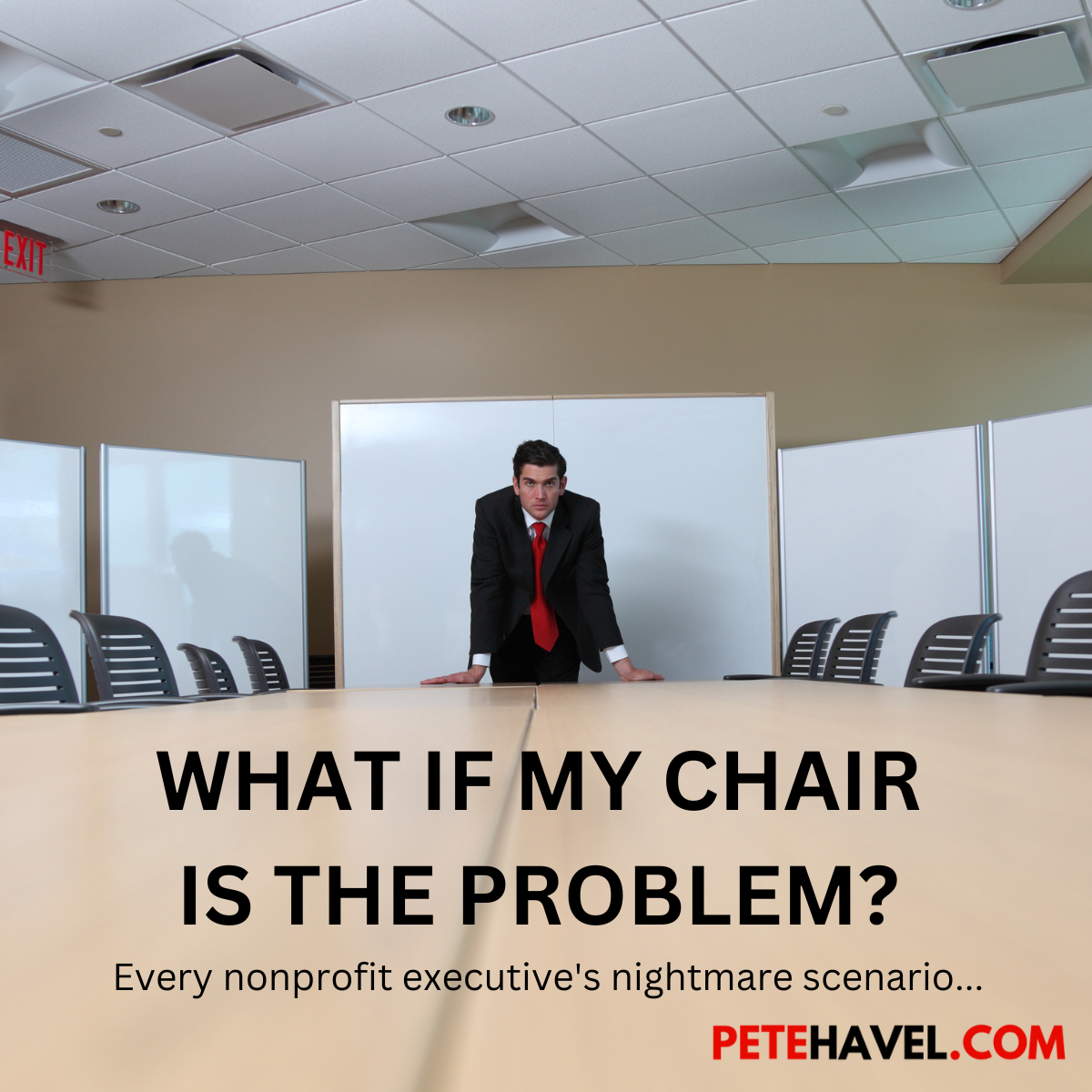 Every Nonprofit Executive’s Nightmare Scenario– The Toxic Chair